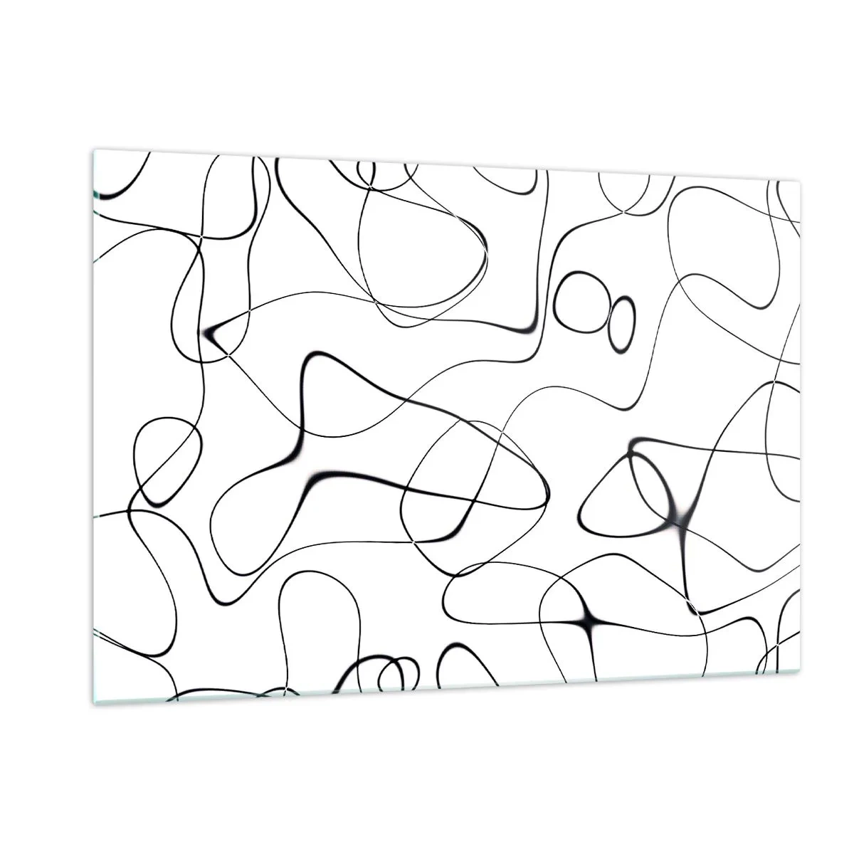 Glastavla - Bild på glas - Livets stigar, ödets tur - 120x80 cm