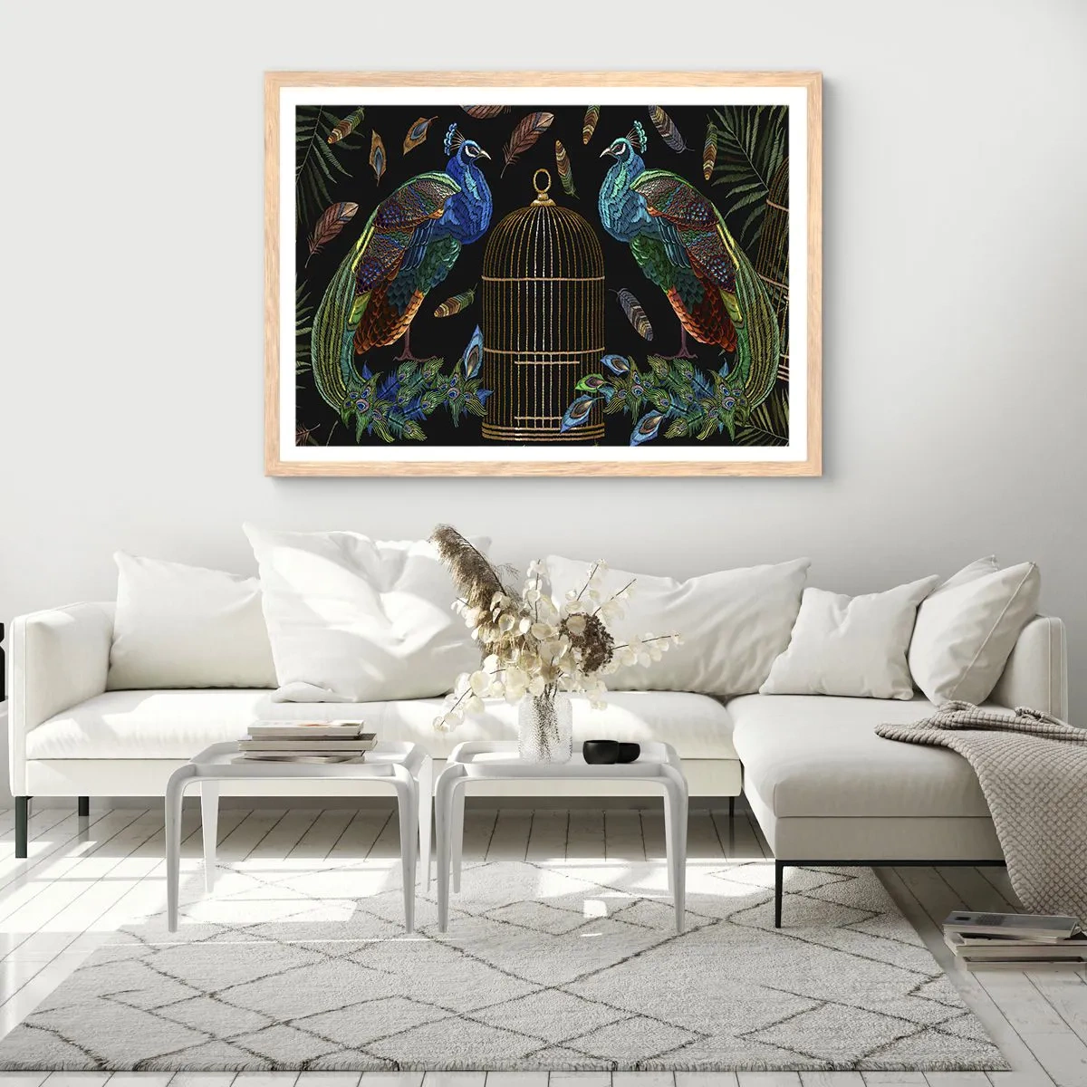 Affisch i ram av ljusek - I kungliga kläder - 100x70 cm