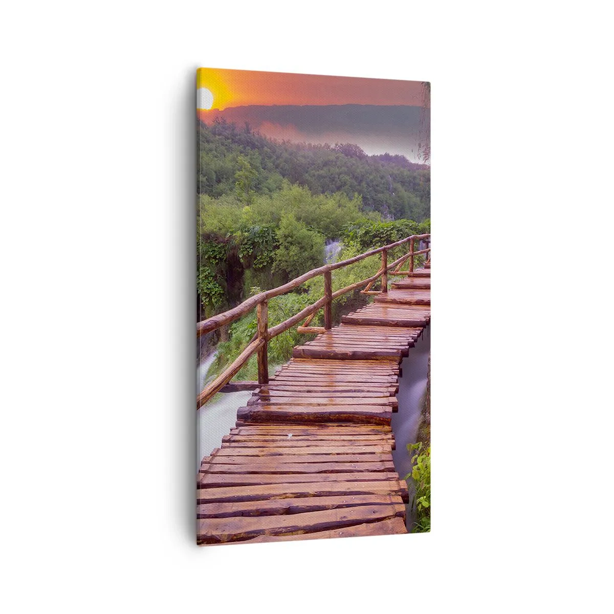 Canvastavla - Bild på duk - Otrolig skönhet - 55x100 cm