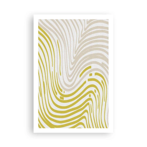 Affisch - Komposition med en mjuk böjning - 61x91 cm