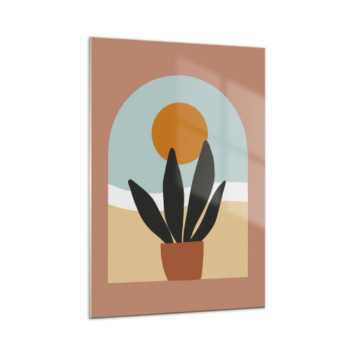 Glastavla - Bild på glas - Små glädje - 50x70 cm