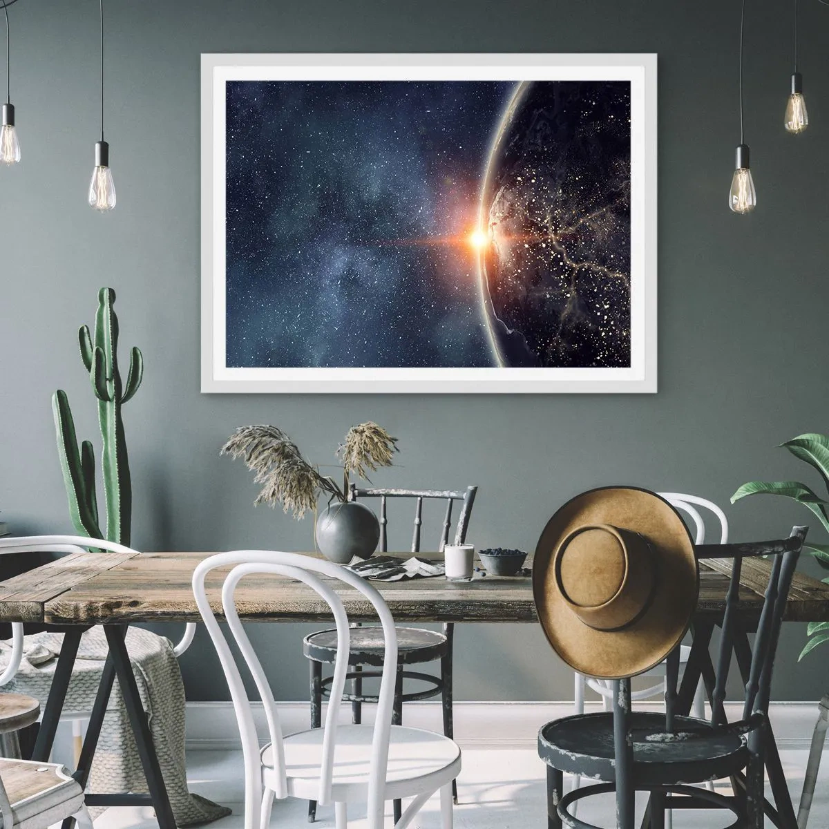 Affisch i vit ram - I nytt perspektiv - 70x50 cm