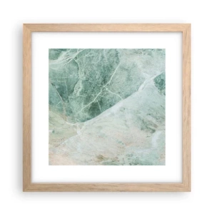 Affisch i ram av ljusek - Stenens ädla svalka - 30x30 cm