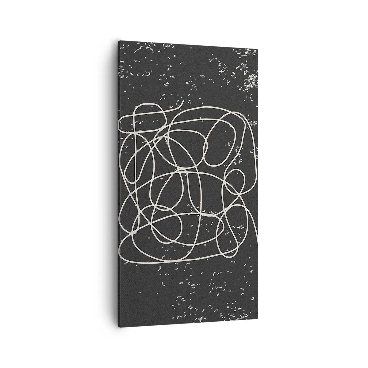 Canvastavla - Bild på duk - Vilsegångna tankar - 55x100 cm