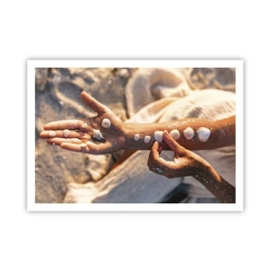 Affisch - Skönhet inom handens räckvidd - 100x70 cm