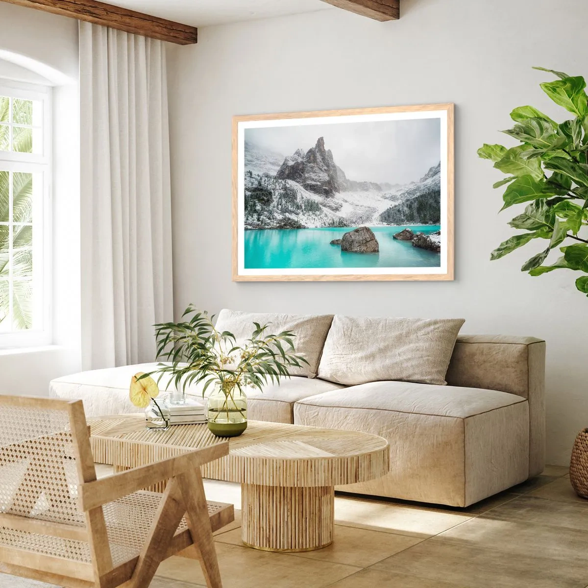 Affisch i ram av ljusek - På vakt - 91x61 cm