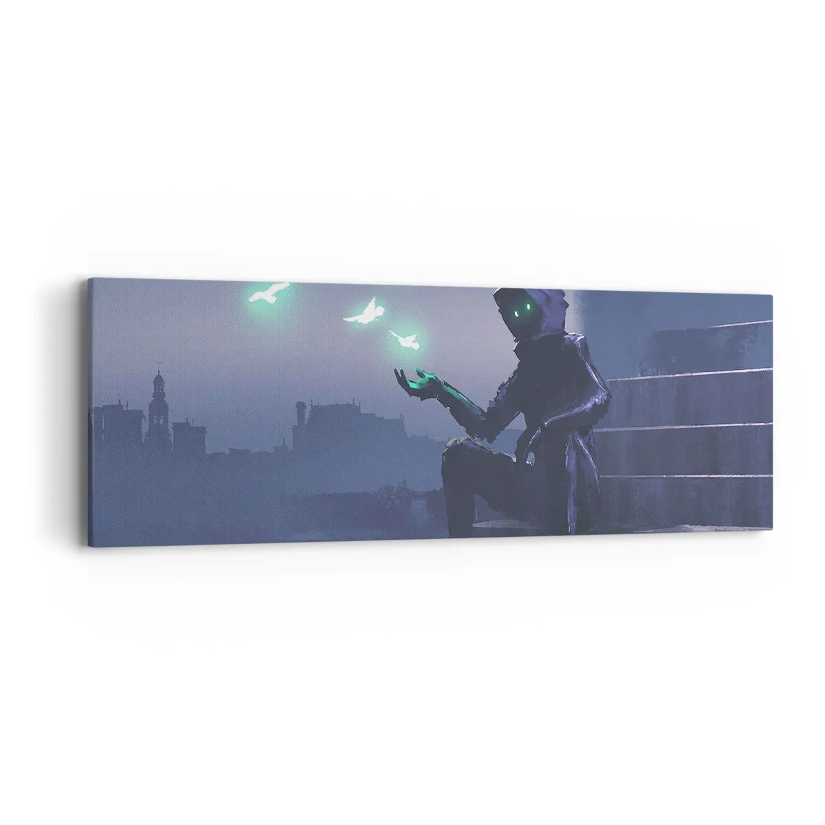 Canvastavla - Bild på duk - Livet kommer tillbaka - 90x30 cm