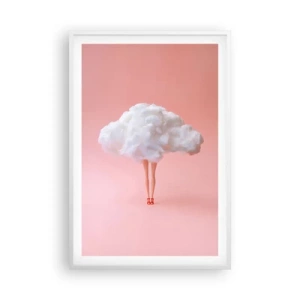 Affisch i vit ram - Söt utfästelse - 61x91 cm