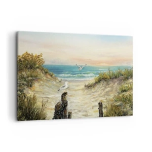 Canvastavla - Bild på duk - Vindstilla - 120x80 cm