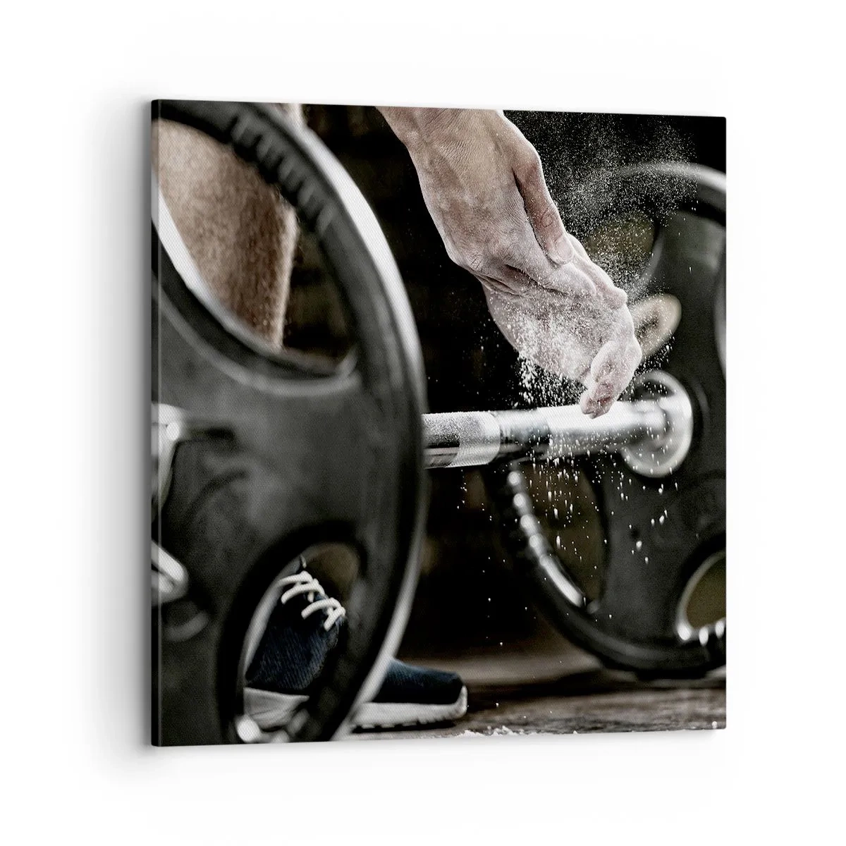 Canvastavla - Bild på duk - Utmaningen accepterad! - 70x70 cm