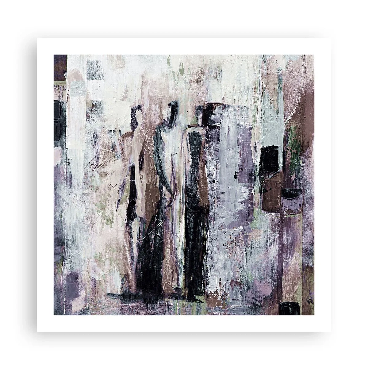 Affisch - De mystiska tre - 60x60 cm