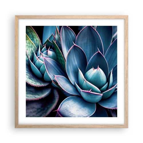 Affisch i ram av ljusek - Vital kraft - 50x50 cm