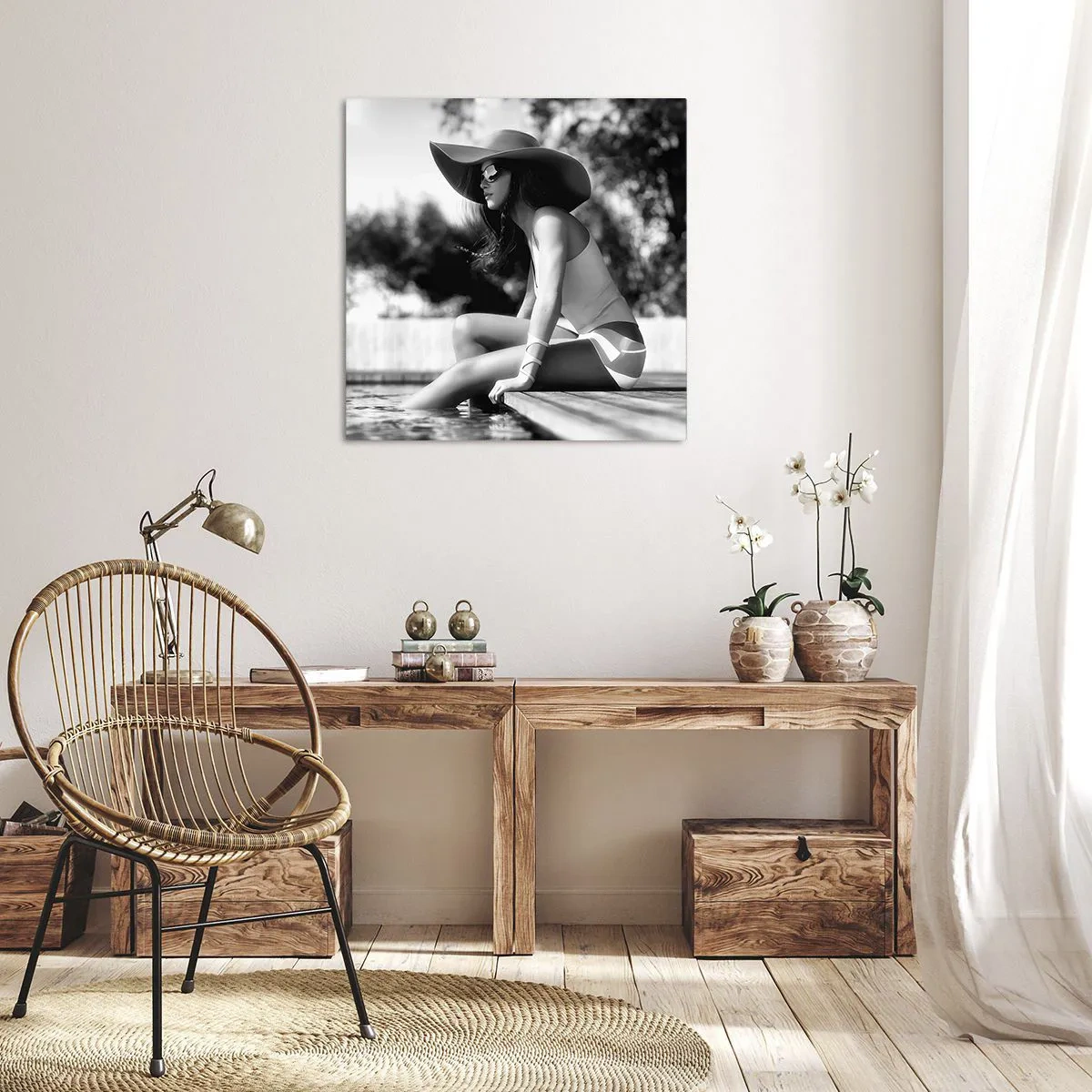 Canvastavla - Bild på duk - En sommardröm - 50x50 cm