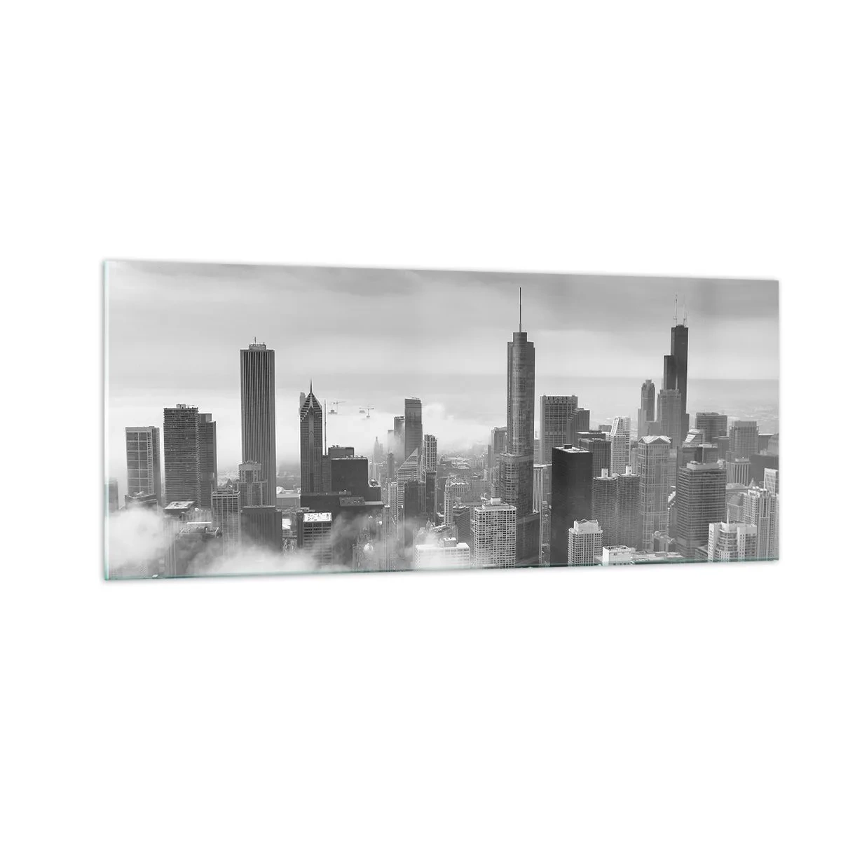 Glastavla - Bild på glas - Amerikanskt landskap - 100x40 cm