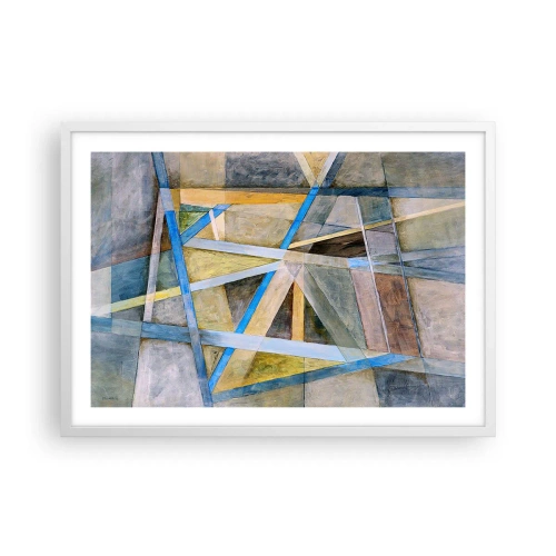 Affisch i vit ram - Rakt fram eller diagonalt? - 70x50 cm