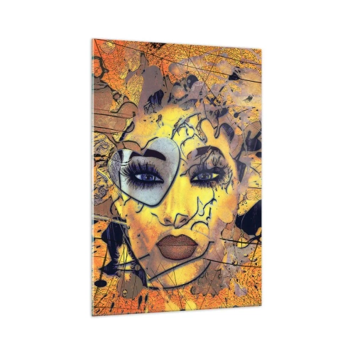 Glastavla - Bild på glas - Solig skönhet - 70x100 cm