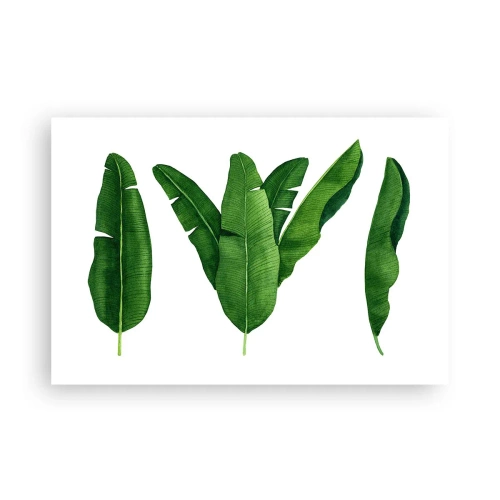 Affisch - Grön symmetri - 91x61 cm