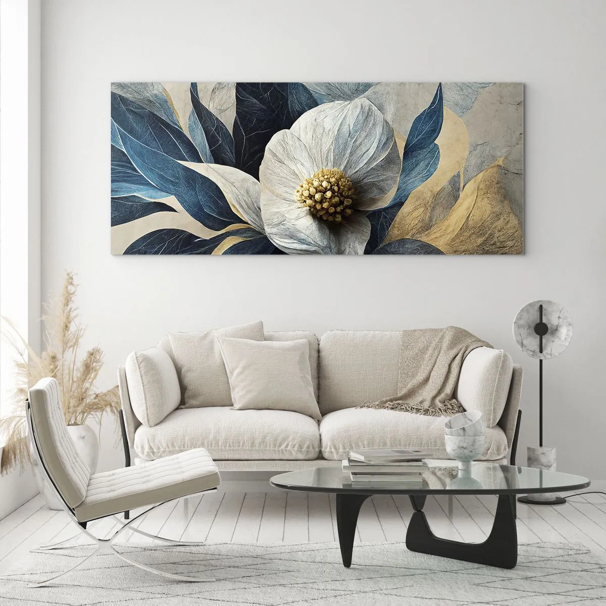 Glastavla - Bild på glas - Har ett hjärta av guld - 100x40 cm