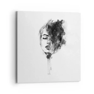 Canvastavla - Bild på duk - Vad flickan drömmer om - 70x70 cm