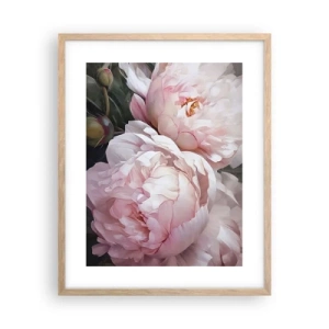 Affisch i ram av ljusek - Fast i blomning - 40x50 cm