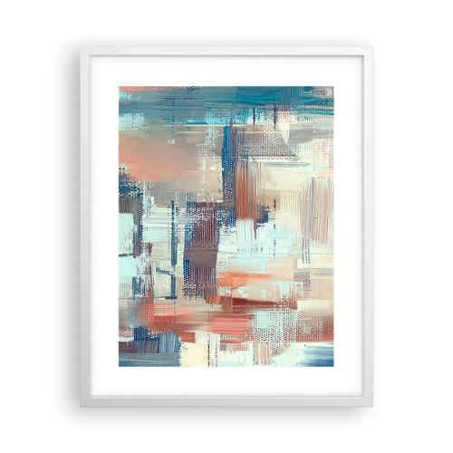 Affisch i vit ram - Att nå ljuset - 40x50 cm