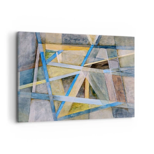 Canvastavla - Bild på duk - Rakt fram eller diagonalt? - 100x70 cm