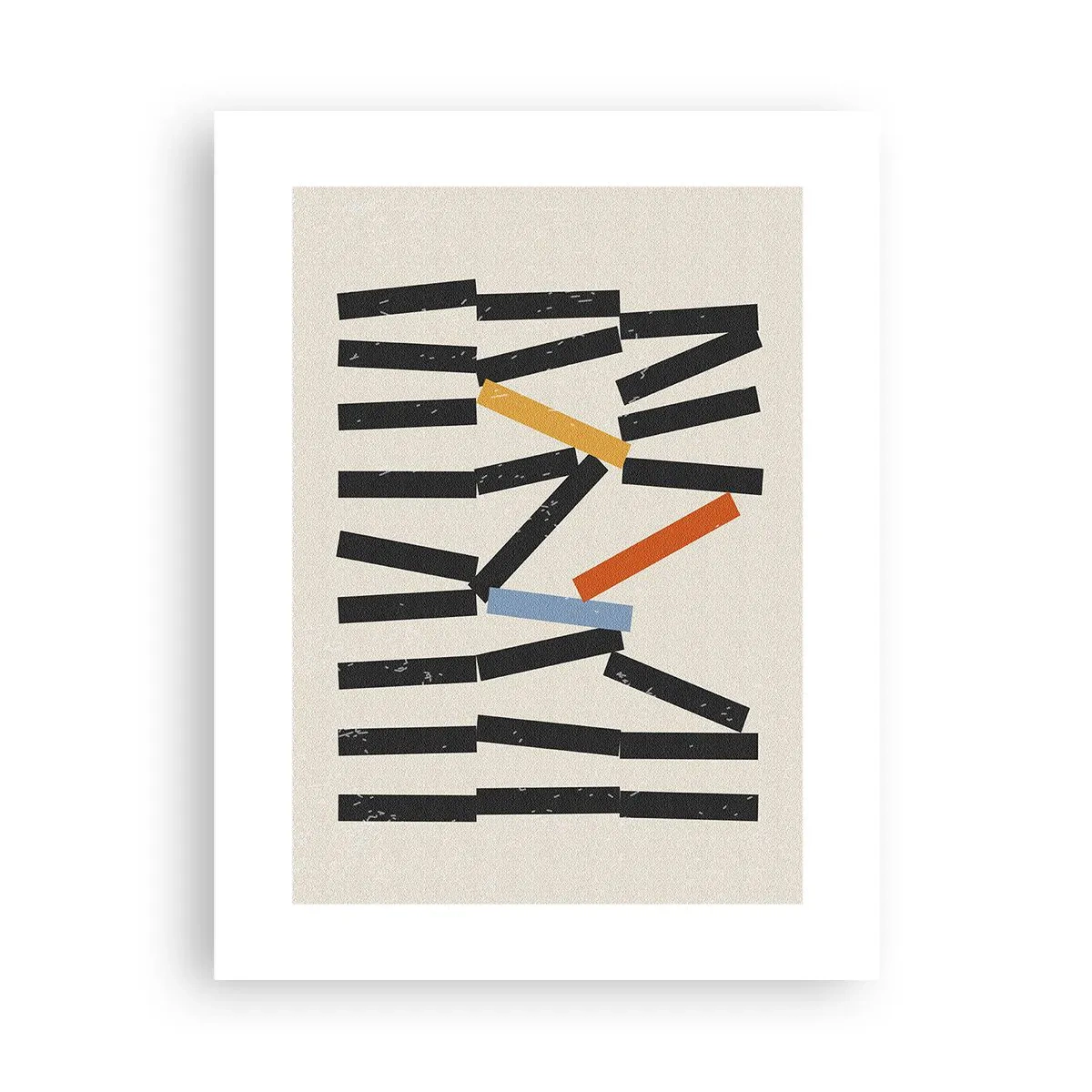 Affisch - Domino - komposition - 30x40 cm