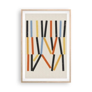 Affisch i ram av ljusek - Horisontell komposition - 61x91 cm