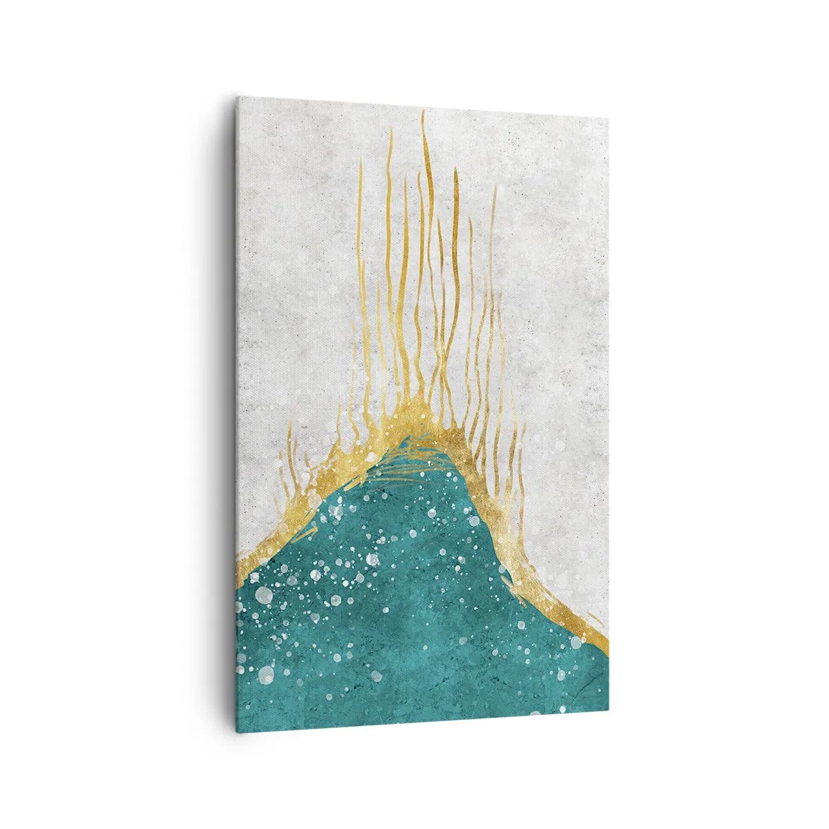 Canvastavla - Bild på duk - Gyllene tidvatten - 80x120 cm