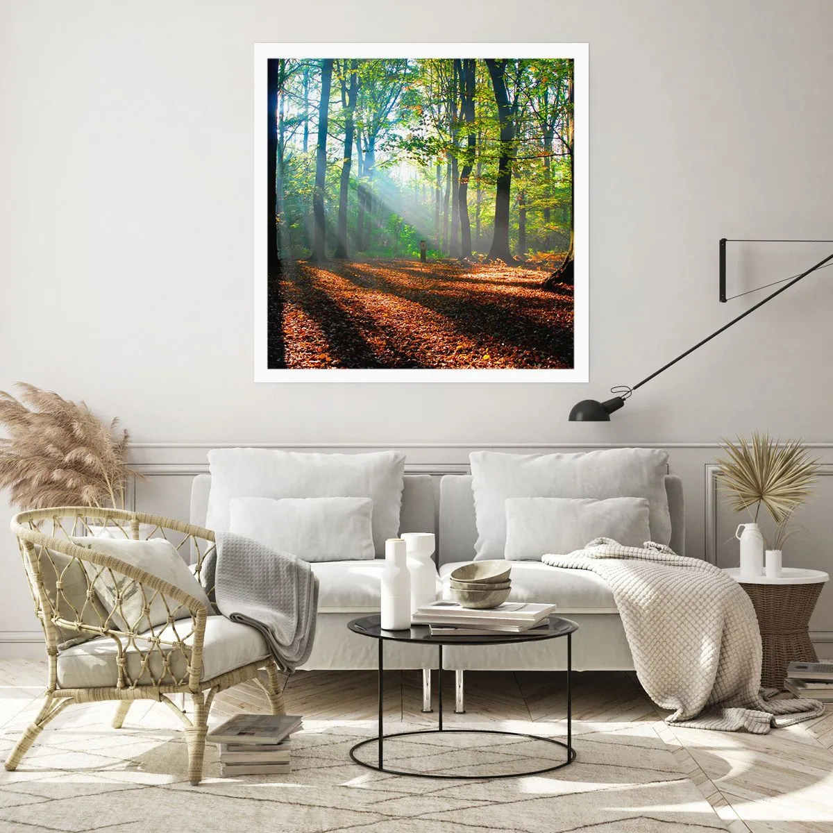 Affisch - Sken-och skuggspel - 30x30 cm