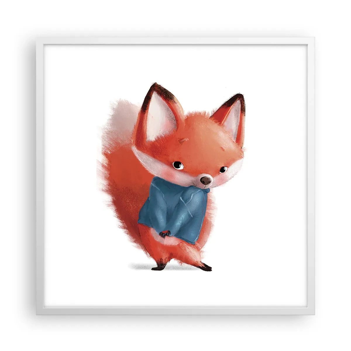 Affisch i vit ram - Ser jag bra ut? - 60x60 cm