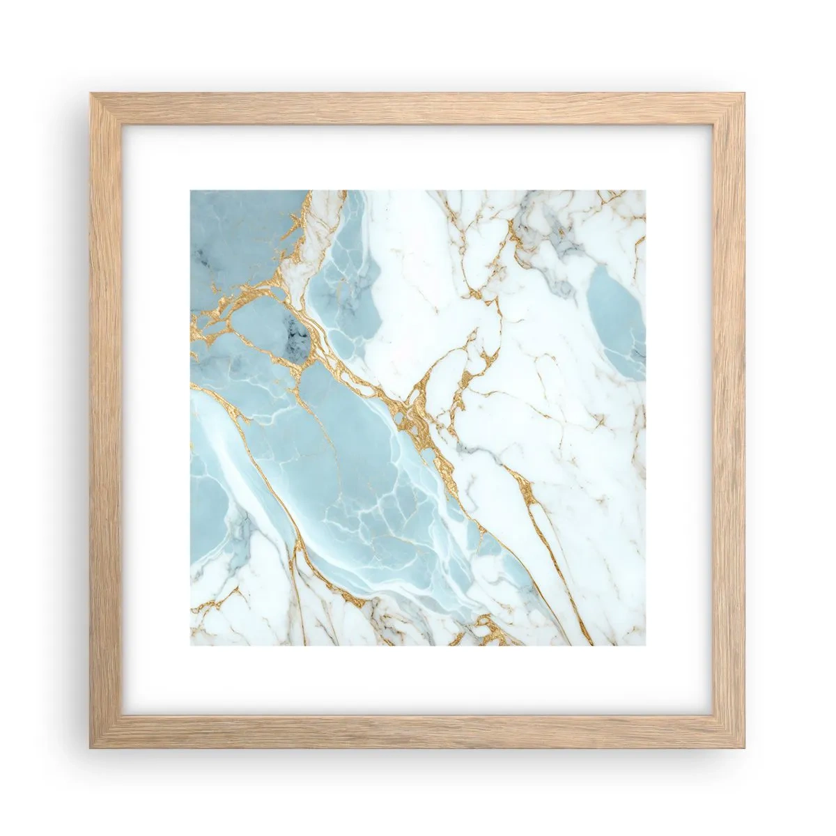 Affisch i ram av ljusek - Stenrikedom - 30x30 cm