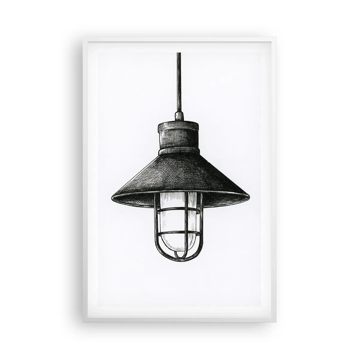 Affisch i vit ram - Som för många år sedan... - 61x91 cm