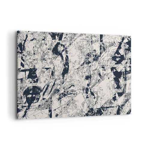Canvastavla - Bild på duk - Motsatsernas interpenetration - 120x80 cm