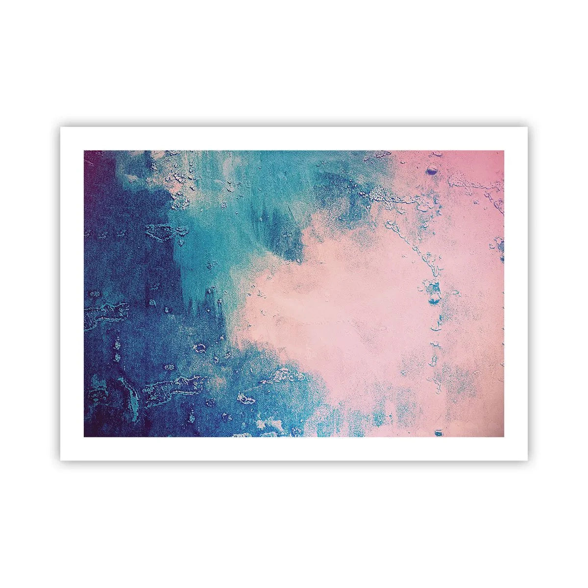 Affisch - Blåa famnar - 70x50 cm