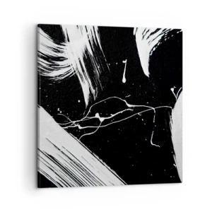 Canvastavla - Bild på duk - Bryta mörkret - 60x60 cm