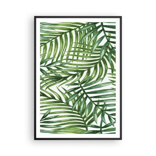 Affisch i svart ram - Under gröna baldakinen - 70x100 cm