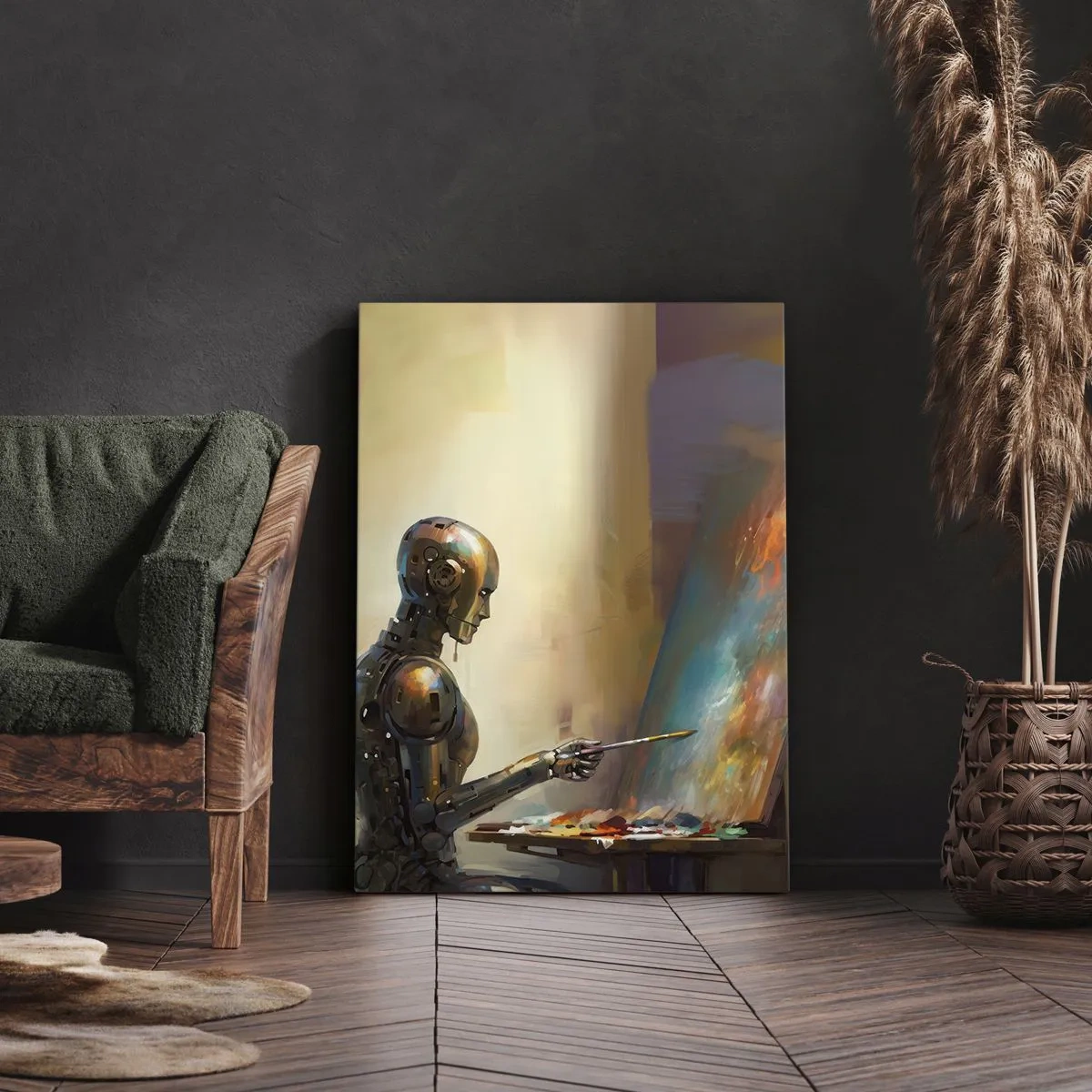 Canvastavla - Bild på duk - Framtidens konst - 65x120 cm
