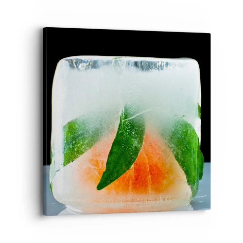 Canvastavla - Bild på duk - Fräschhet och svalka - 30x30 cm