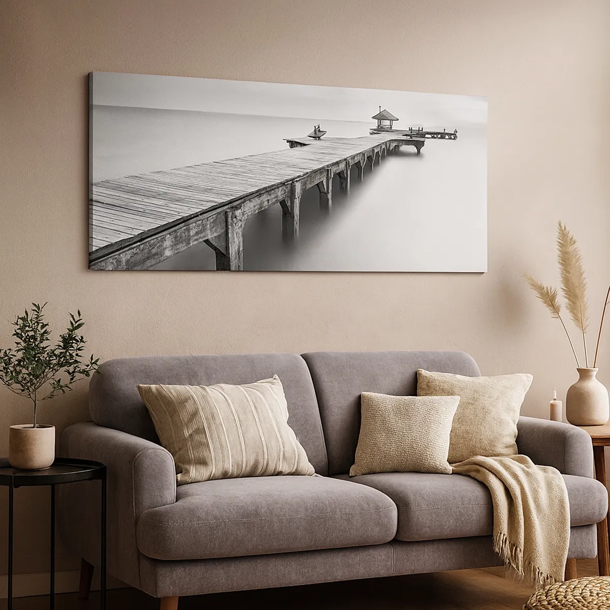 Canvastavla - Bild på duk - Ut i det oändliga - 30x30 cm