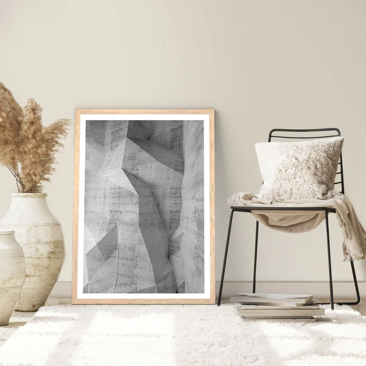 Affisch i ram av ljusek - En riktig utmaning - 50x70 cm