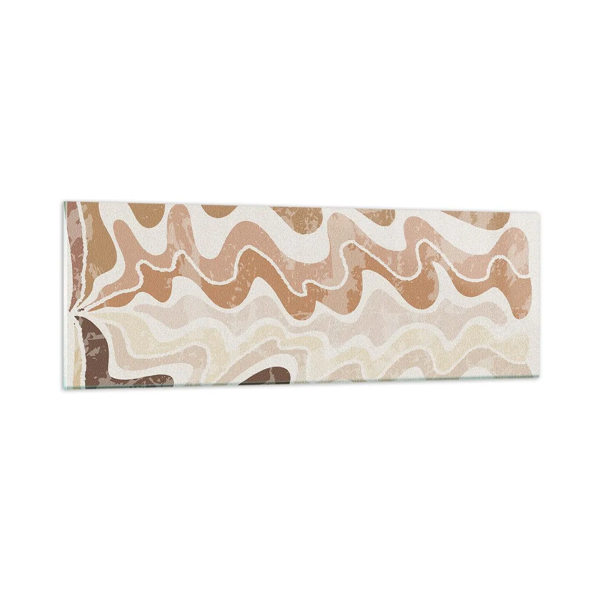 Glastavla - Bild på glas - Bra energi - bra känslor - 90x30 cm