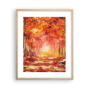 Affisch i ram av ljusek - Kopparskog - 40x50 cm