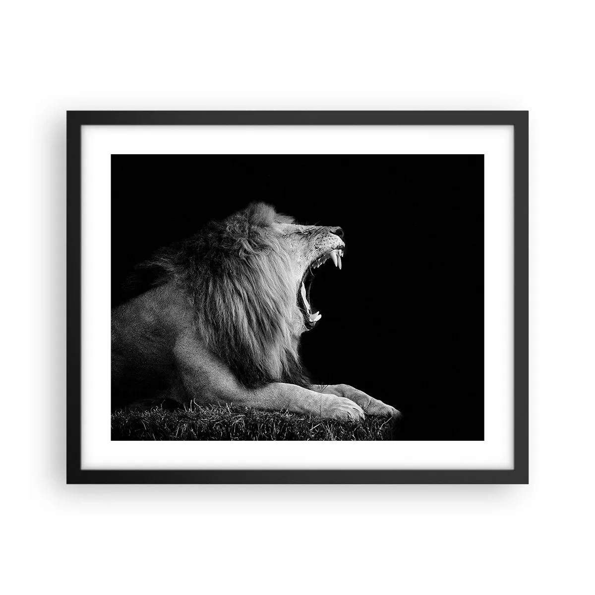 Affisch i svart ram - Utan någon tvekan - 50x40 cm