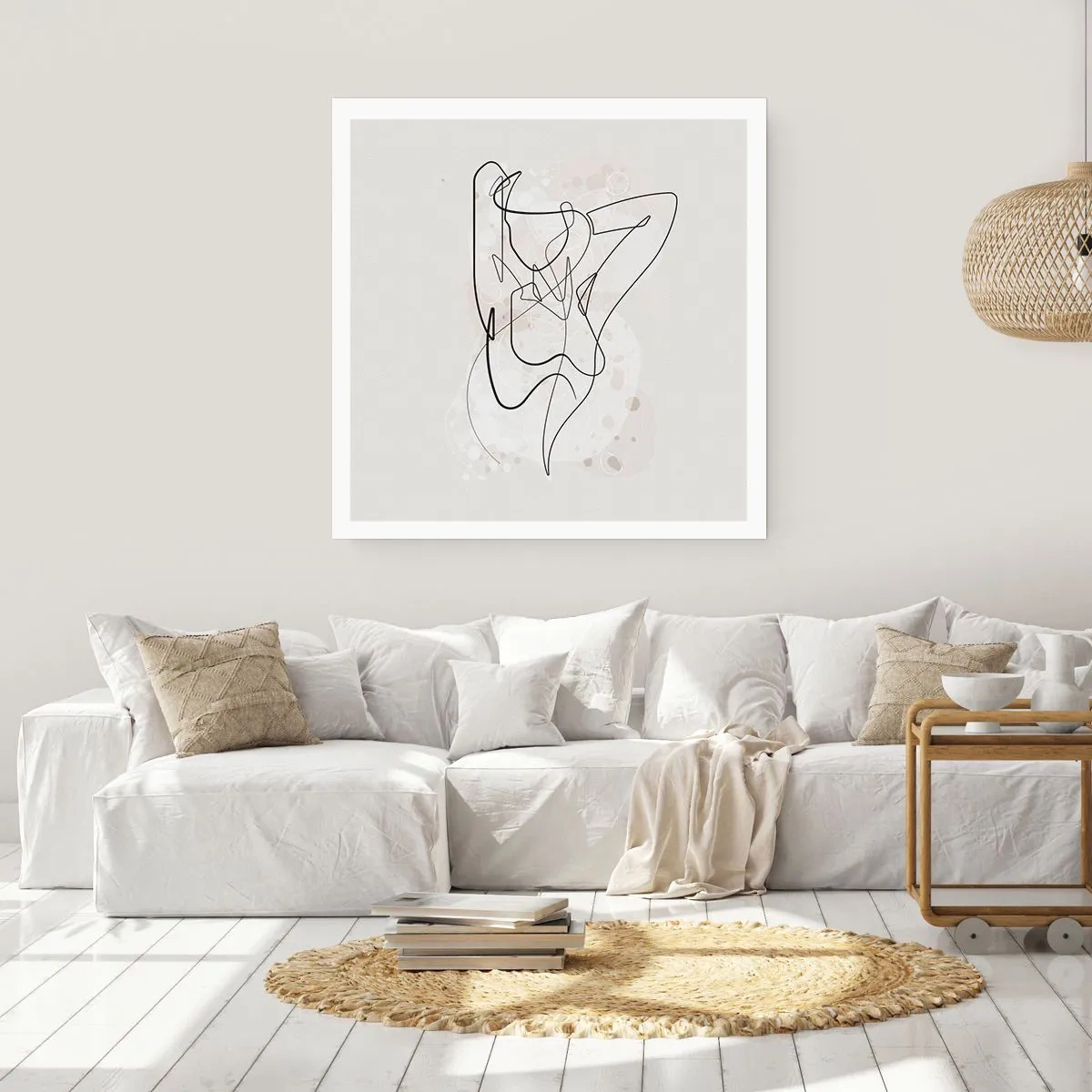 Affisch - Konsten att förföra - 60x60 cm