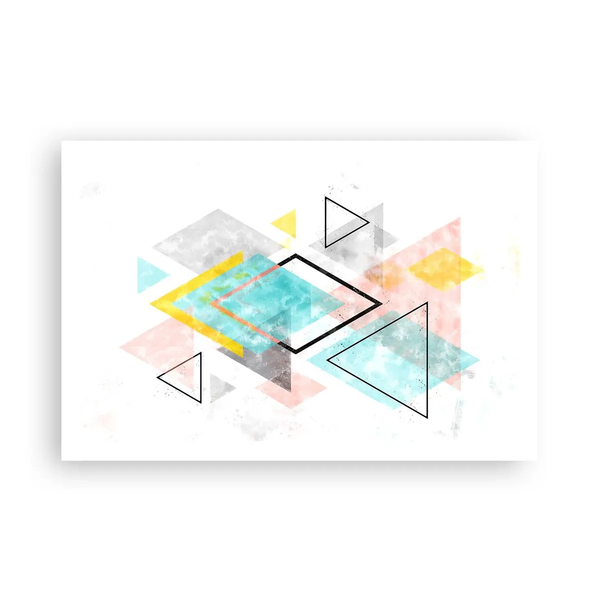 Affisch - Geometriskt spel - 91x61 cm