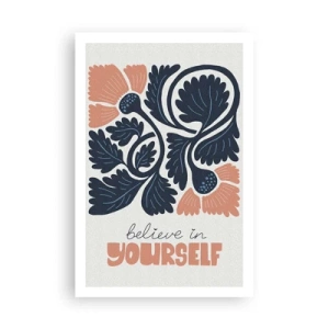 Affisch - Blomma du också - 61x91 cm