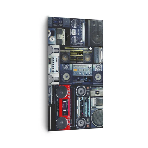 Canvastavla - Bild på duk - Längtan efter 80-talet - 65x120 cm