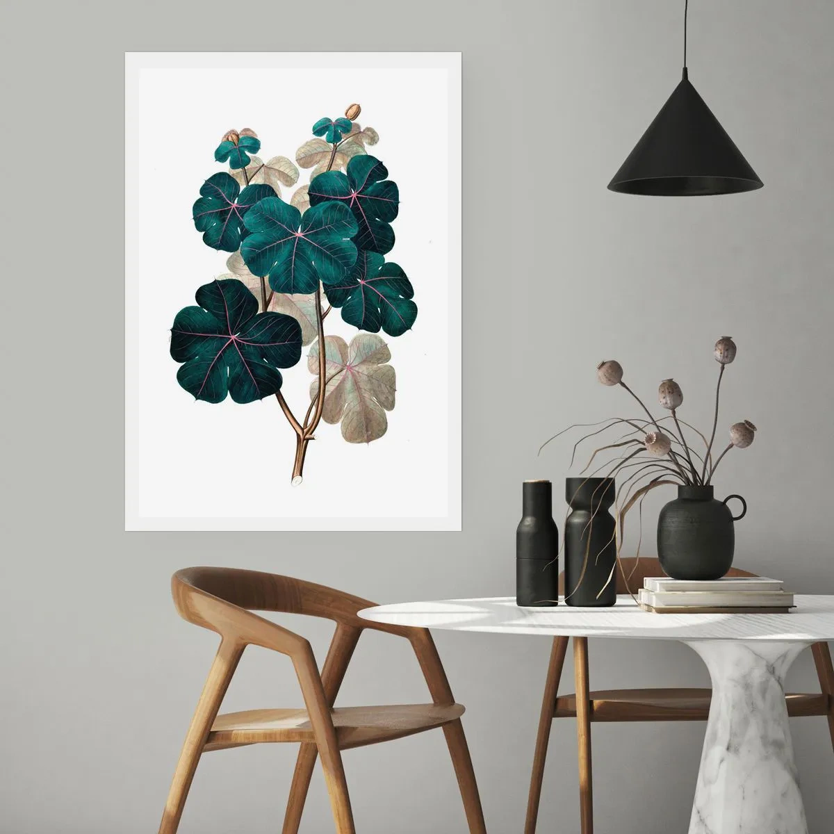 Affisch - Från ett gammalt herbarium - 30x40 cm