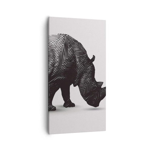 Canvastavla - Bild på duk - Naturens geometriska skönhet - 55x100 cm